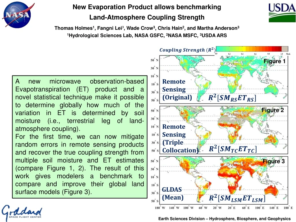 new evaporation product allows benchmarking land