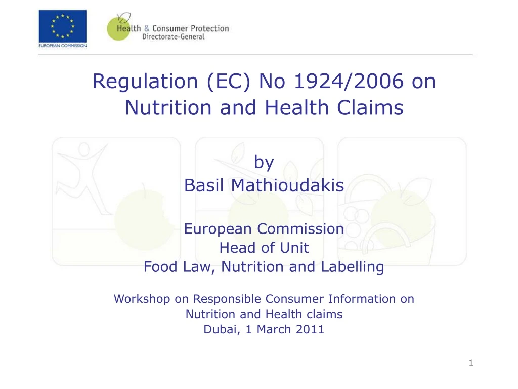 regulation ec no 1924 2006 on nutrition