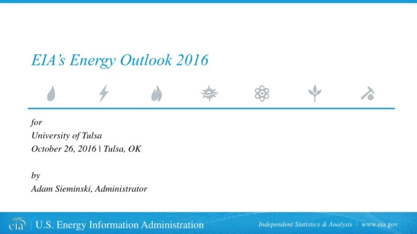 EIA’s Energy Outlook 2016