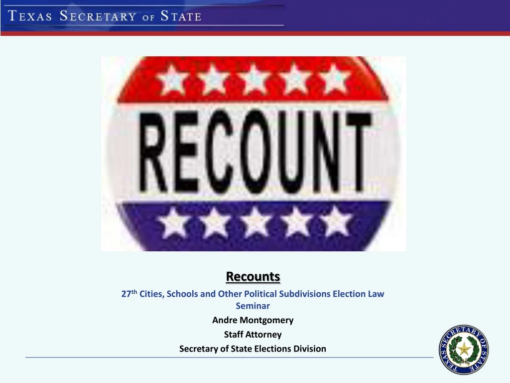 recounts