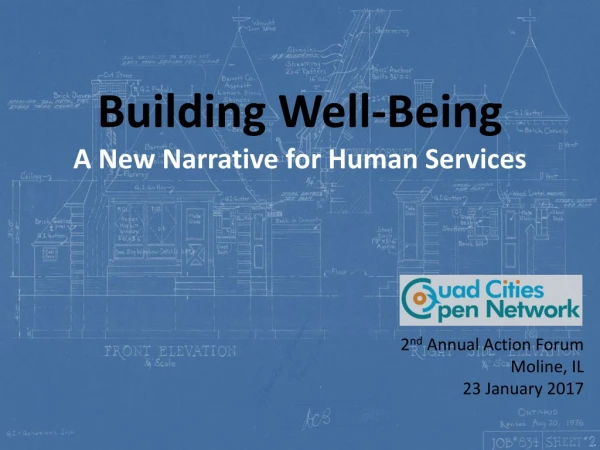 Building Well-Being A New Narrative for Human Services