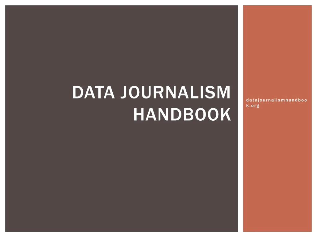 data journalism handbook