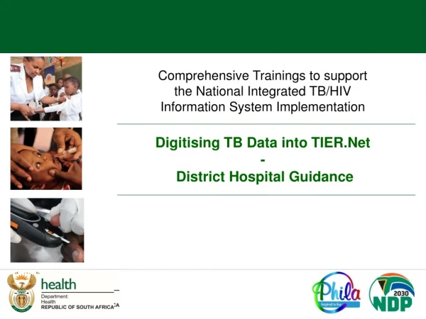 Digitising TB Data into TIER.Net - District Hospital Guidance
