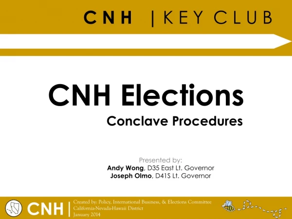 CNH Elections
