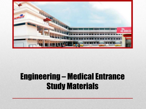Engineering – Medical Entrance Study Materials