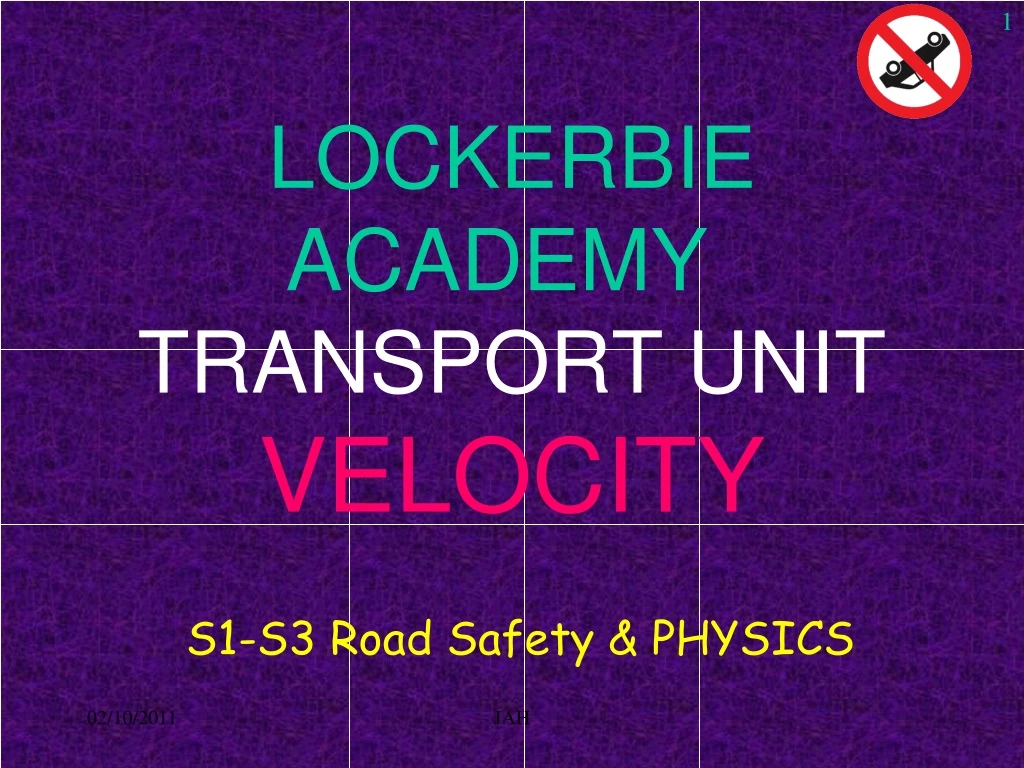 lockerbie academy transport unit velocity