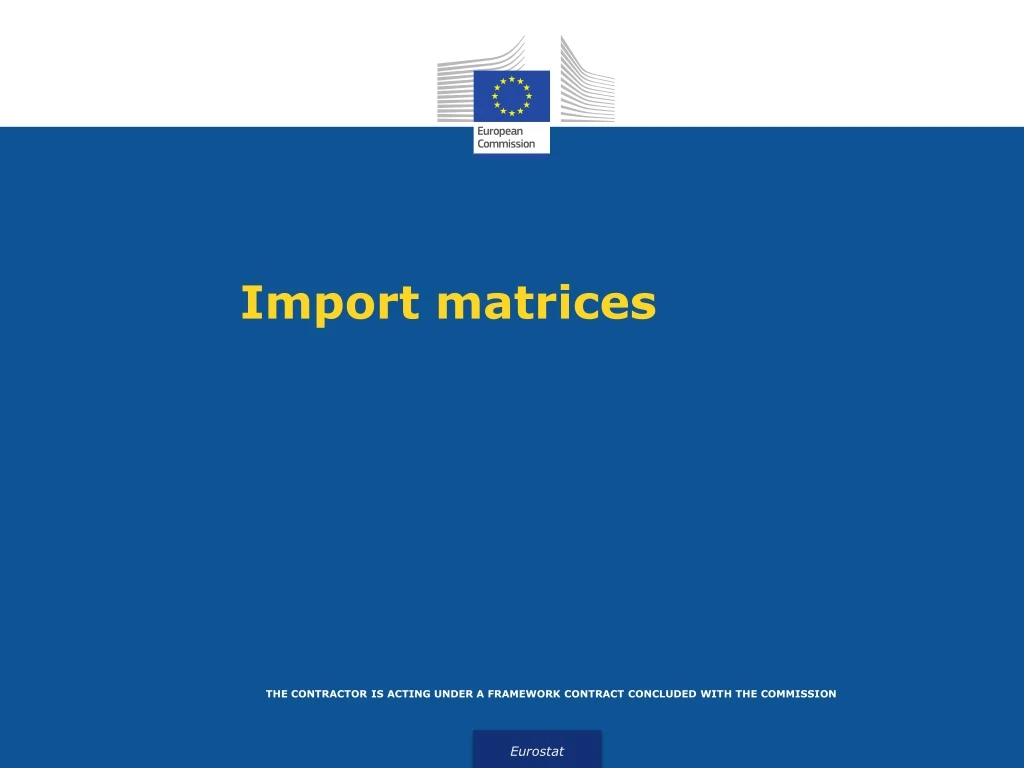 import matrices