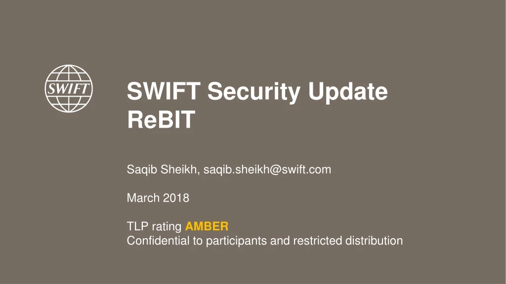 swift security update rebit saqib sheikh saqib