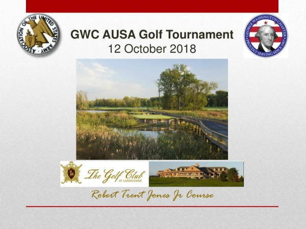 GWC AUSA Golf Tournament 12 October 2018