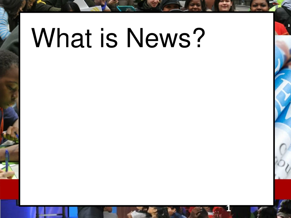 what is news