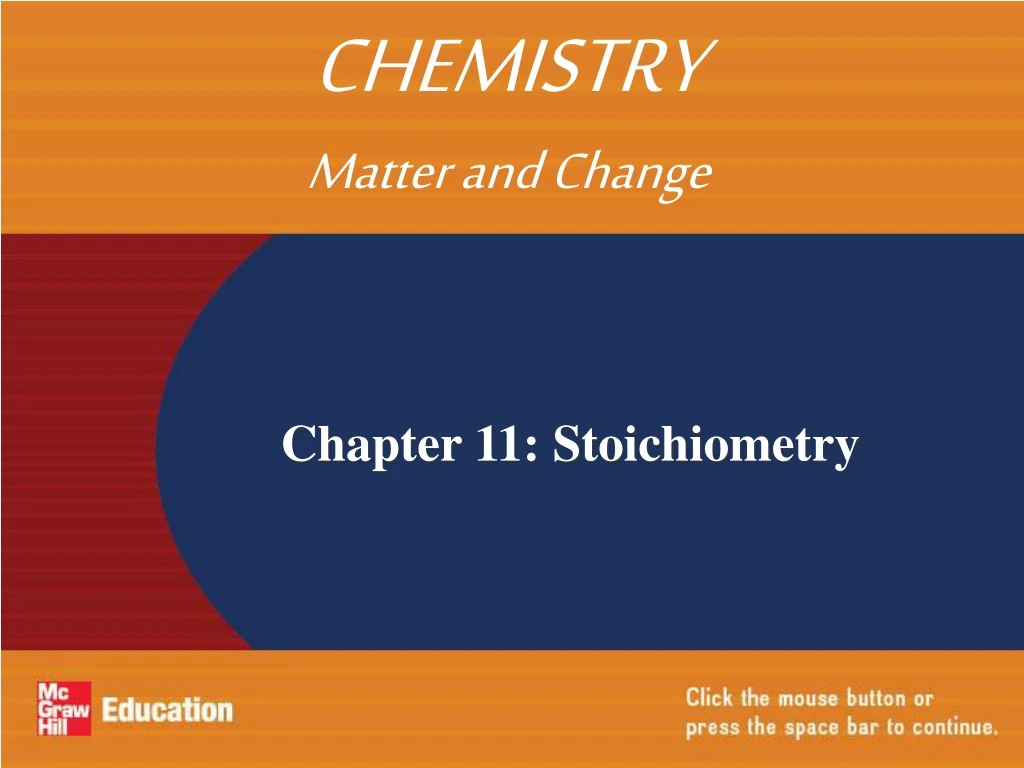 chemistry matter and change