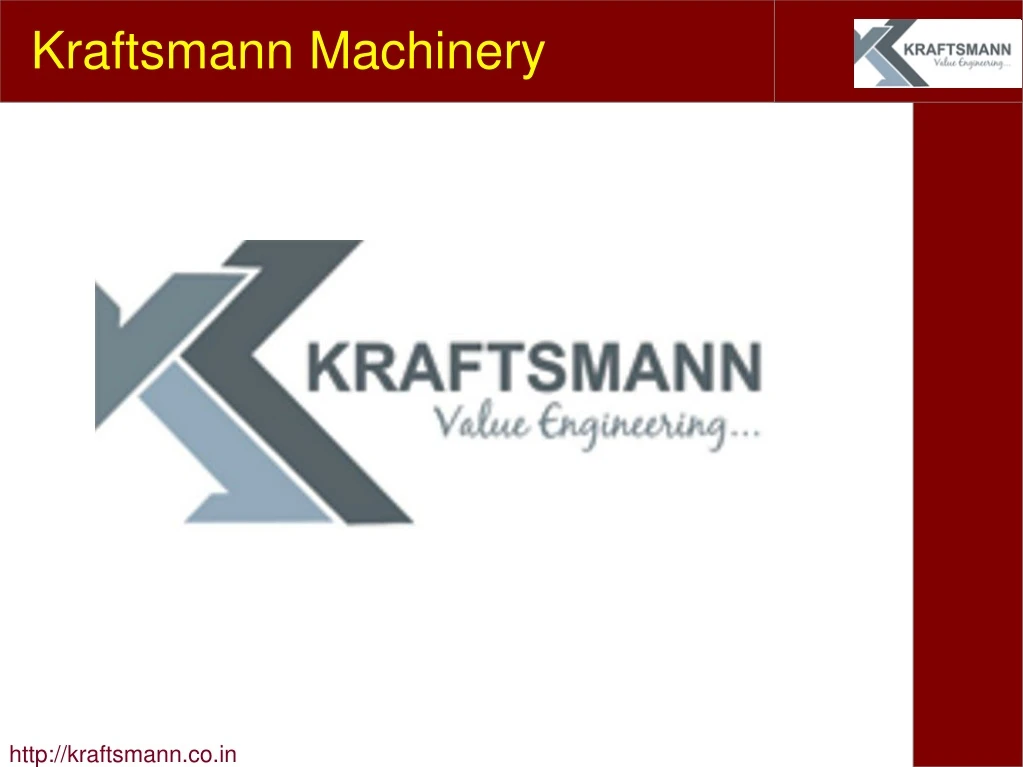 kraftsmann machinery