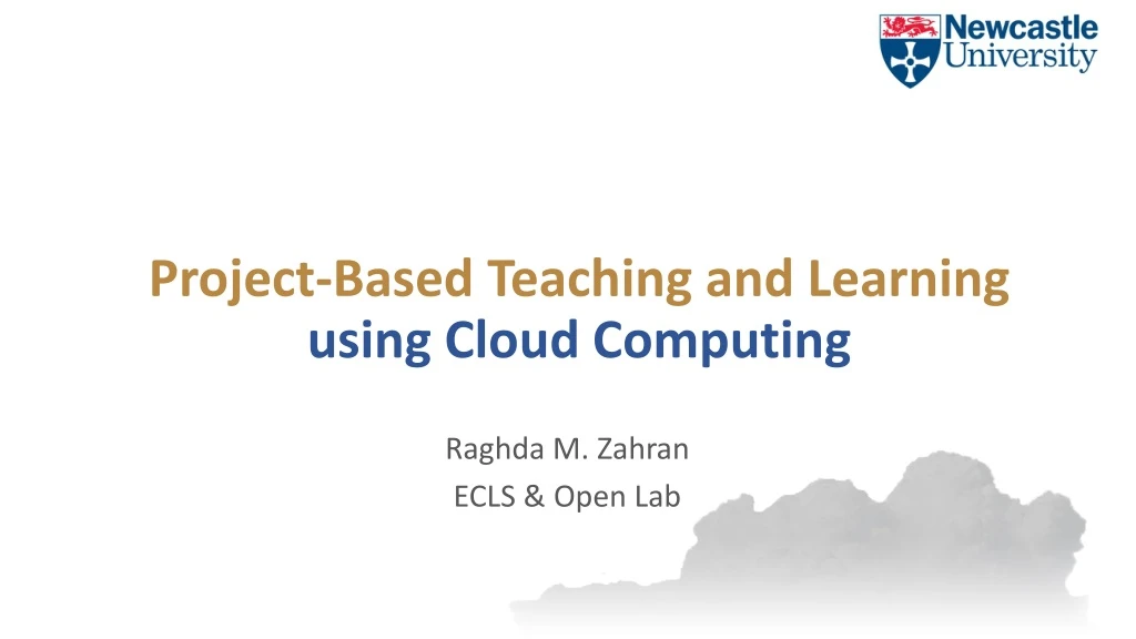 project based teaching and learning using cloud computing