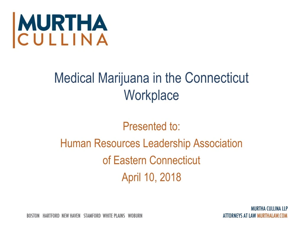 medical marijuana in the connecticut workplace