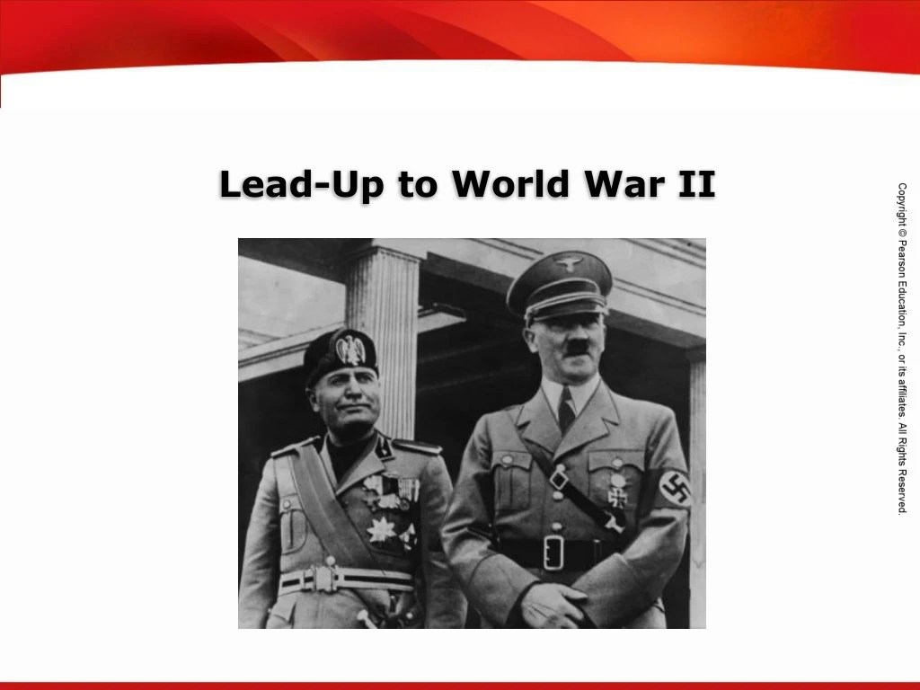 lead up to world war ii