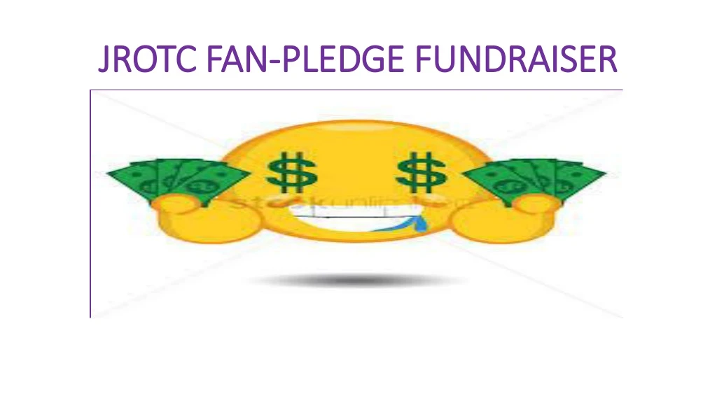 jrotc fan pledge fundraiser