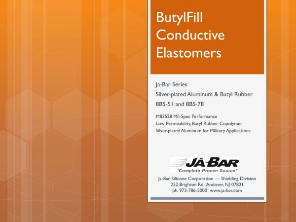 ButylFill Conductive Elastomers