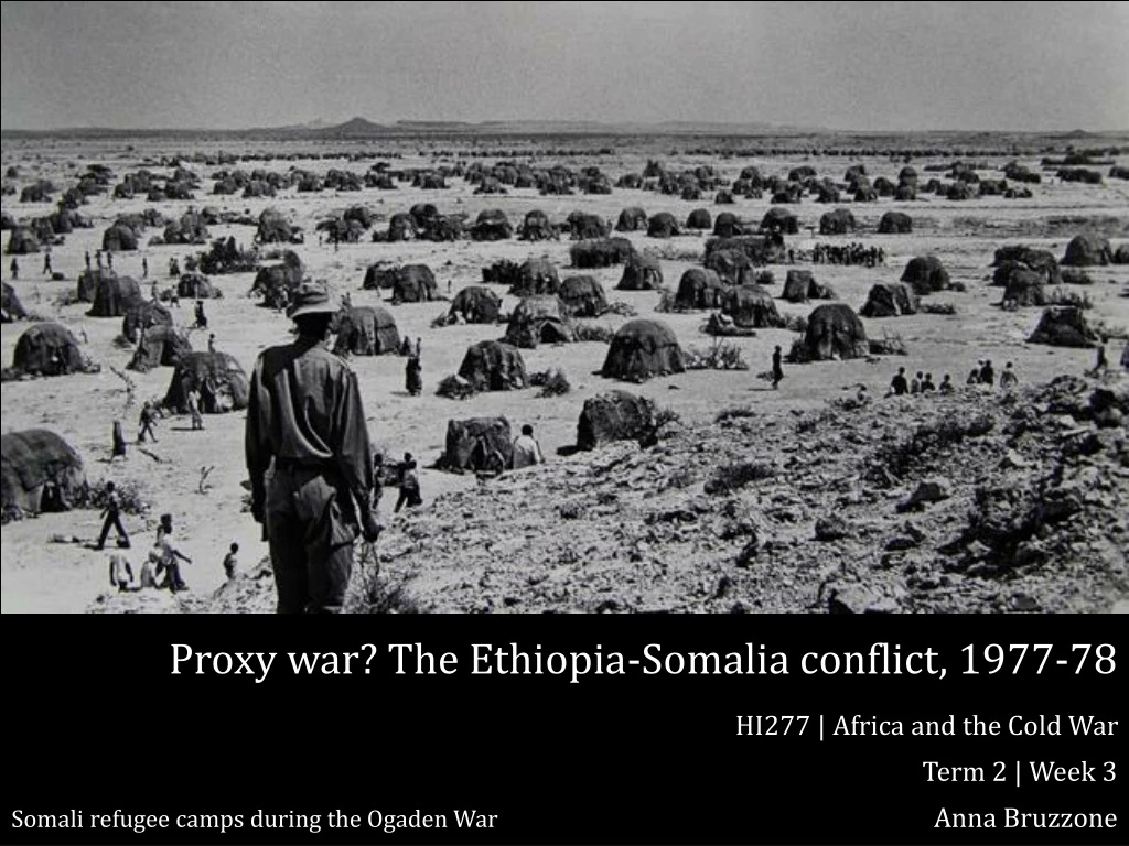 proxy war the ethiopia somalia conflict 1977 78