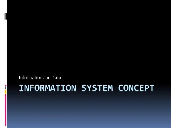 Information system concept