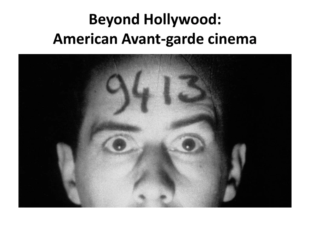 beyond hollywood american avant garde cinema