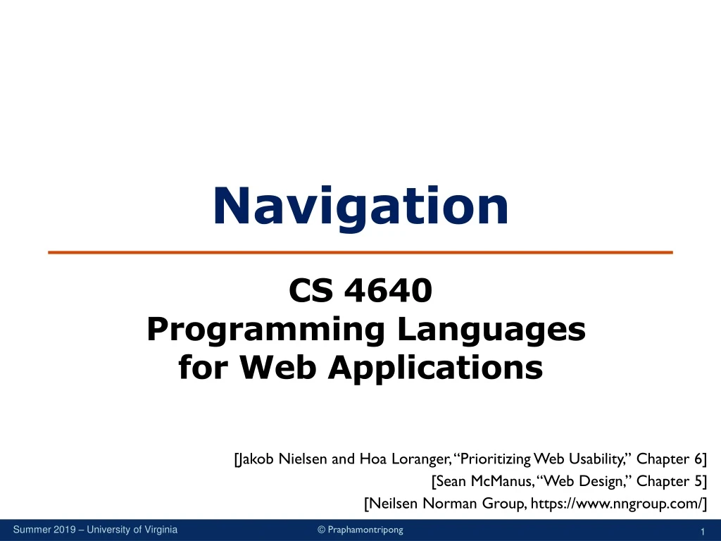 navigation cs 4640 programming languages for web applications