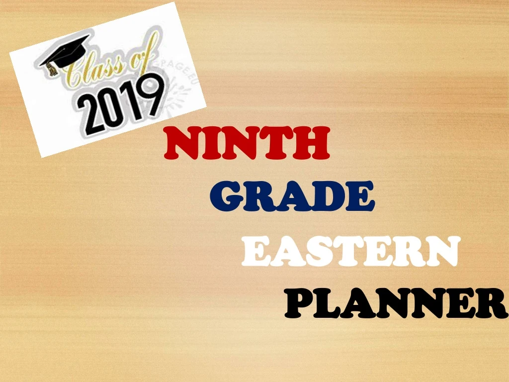 ninth grade eastern planner