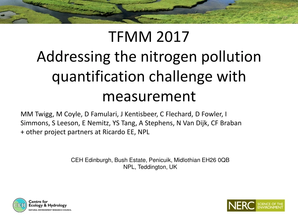 tfmm 2017 addressing the nitrogen pollution