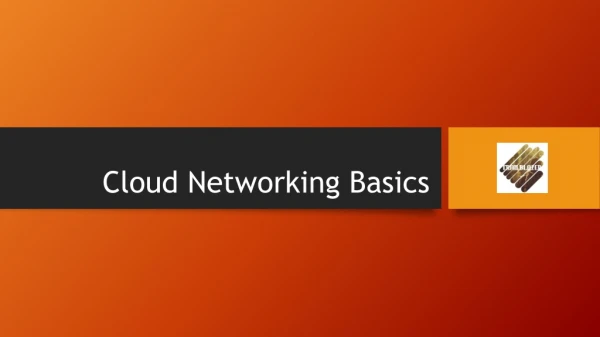 Cloud Networking Basics