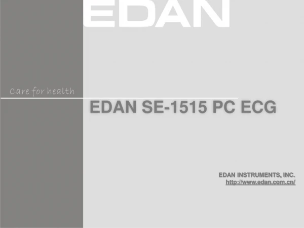 EDAN SE-1515 PC ECG