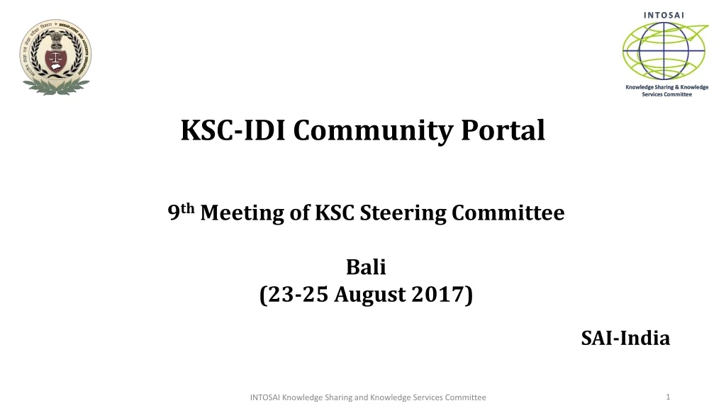 ksc idi community portal