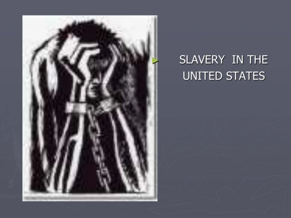 SLAVERY IN THE UNITED STATES