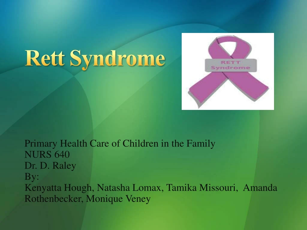 rett syndrome