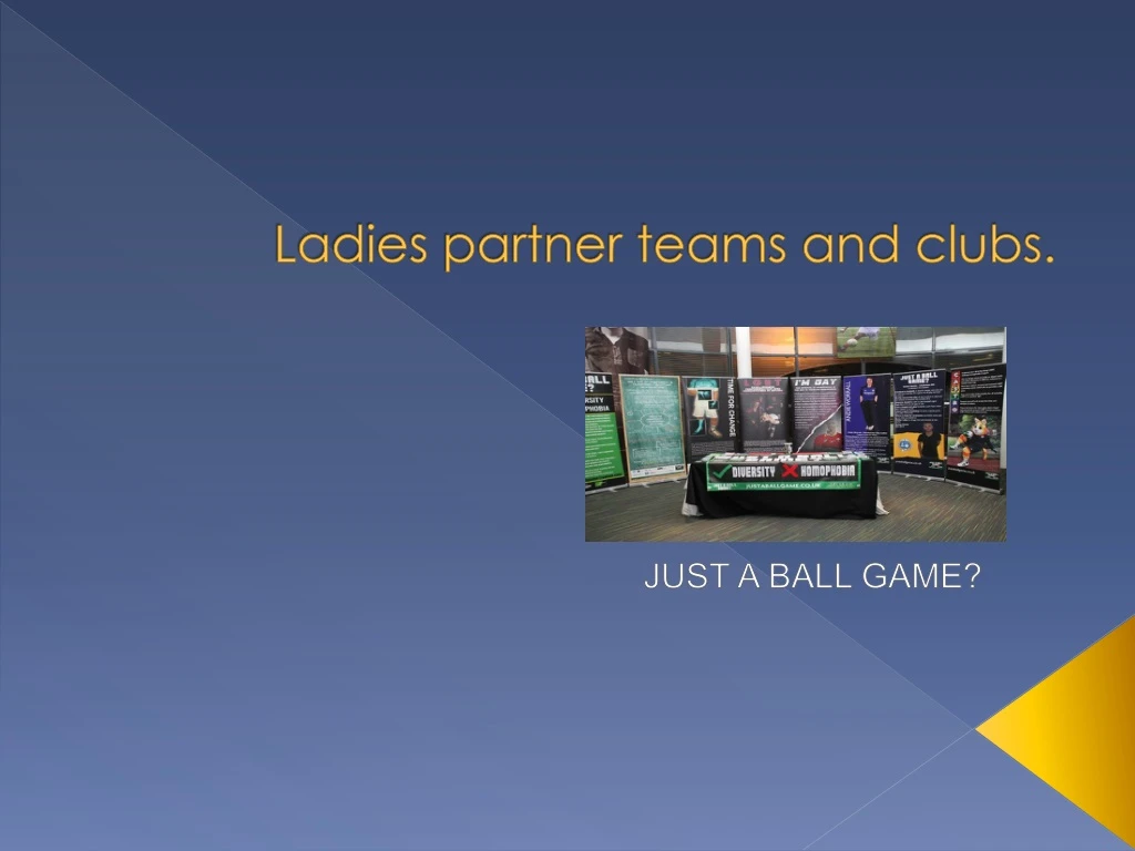ladies partner teams and clubs