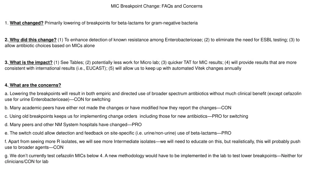 mic breakpoint change faqs and concerns 1 what