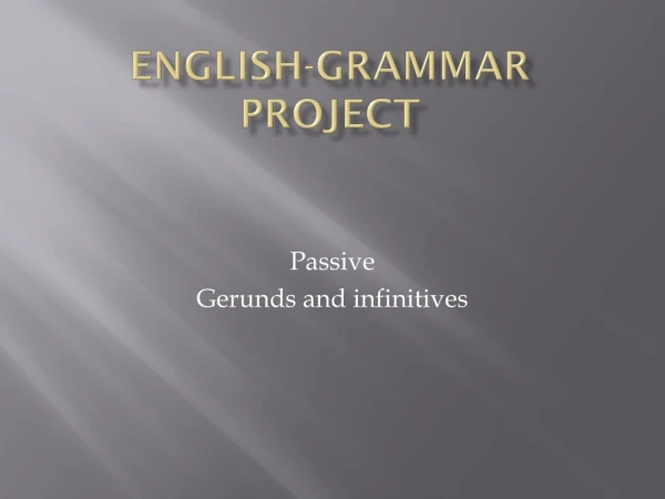English-grammar project