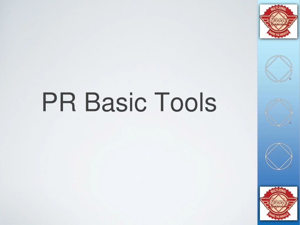 pr basic tools