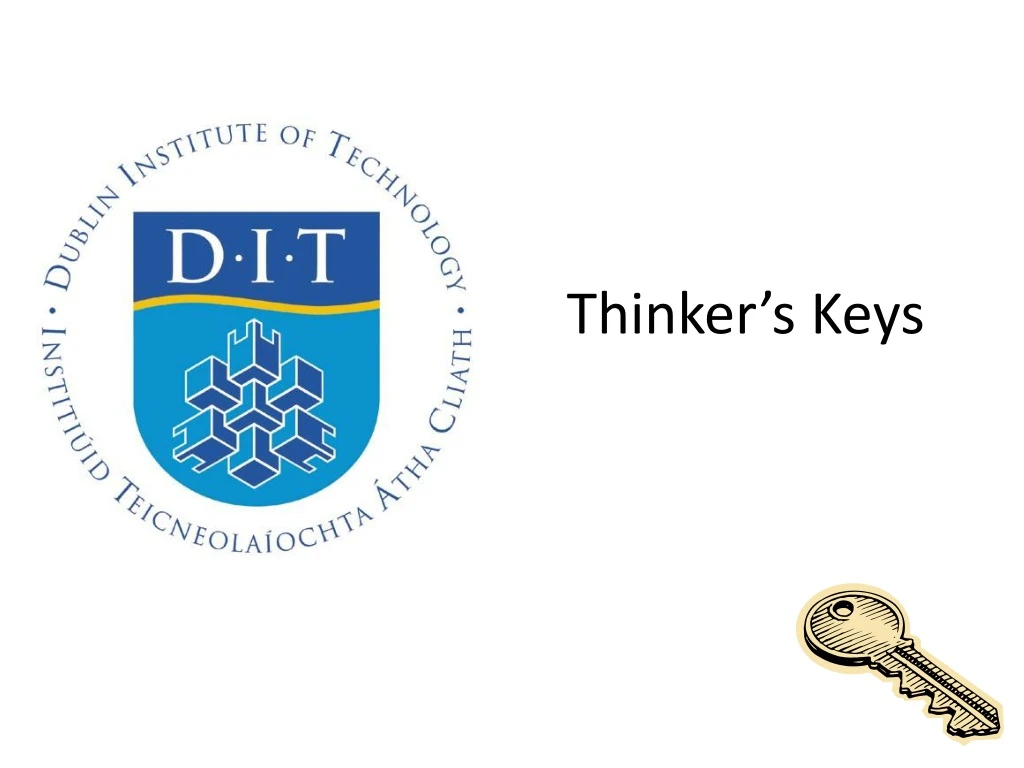 thinker s keys