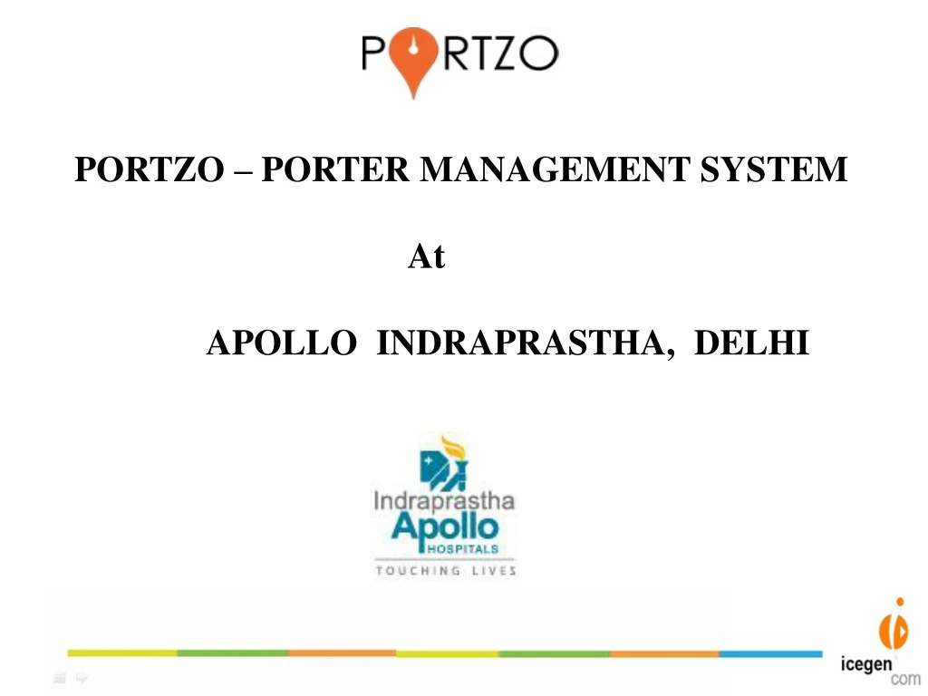 portzo porter management system at apollo