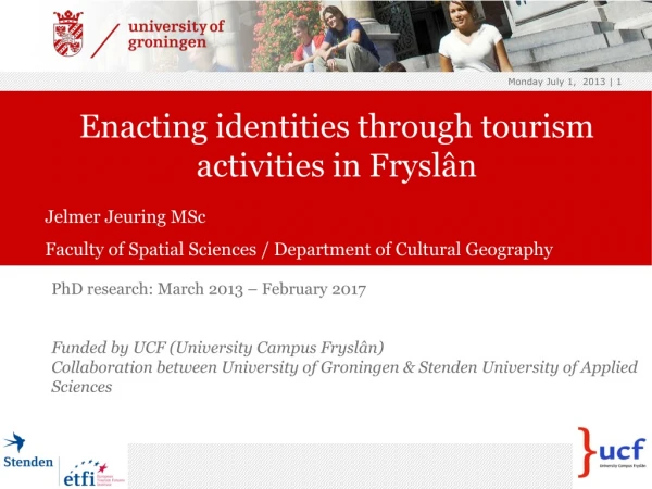 Enacting identities through tourism activities in Fryslân