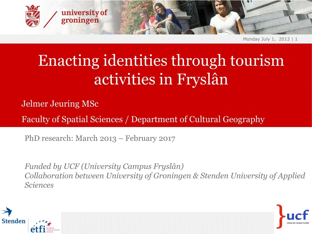 enacting identities through tourism activities in frysl n