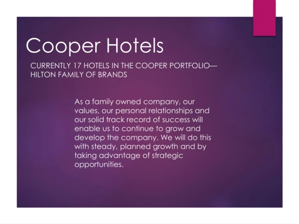 Cooper Hotels