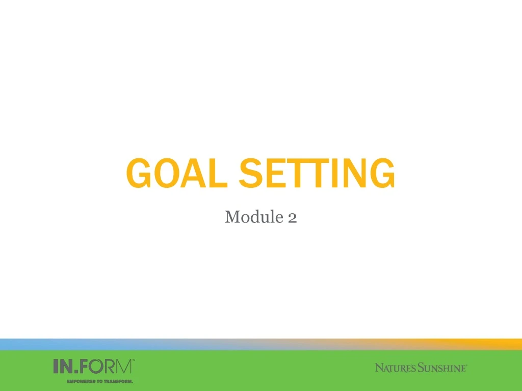 goal setting