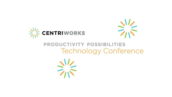 PPTC 2015 Productivity Possibilities