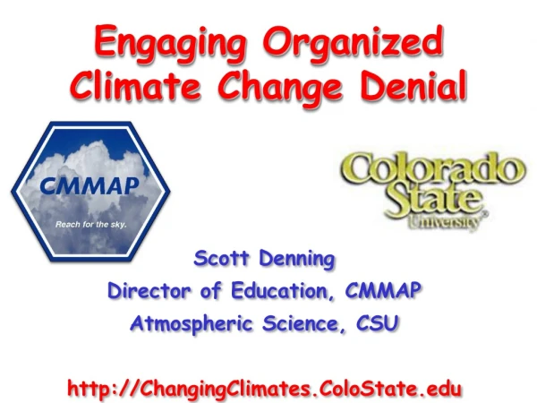Engaging Organized Climate Change Denial
