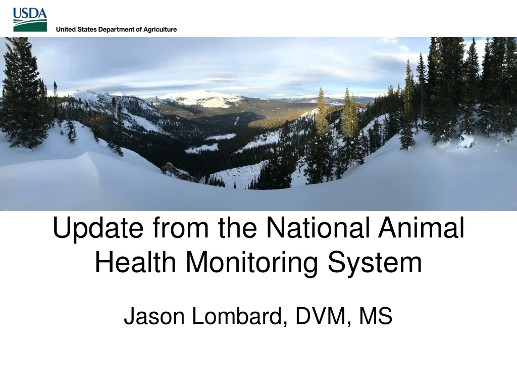 update from the national animal health monitoring system