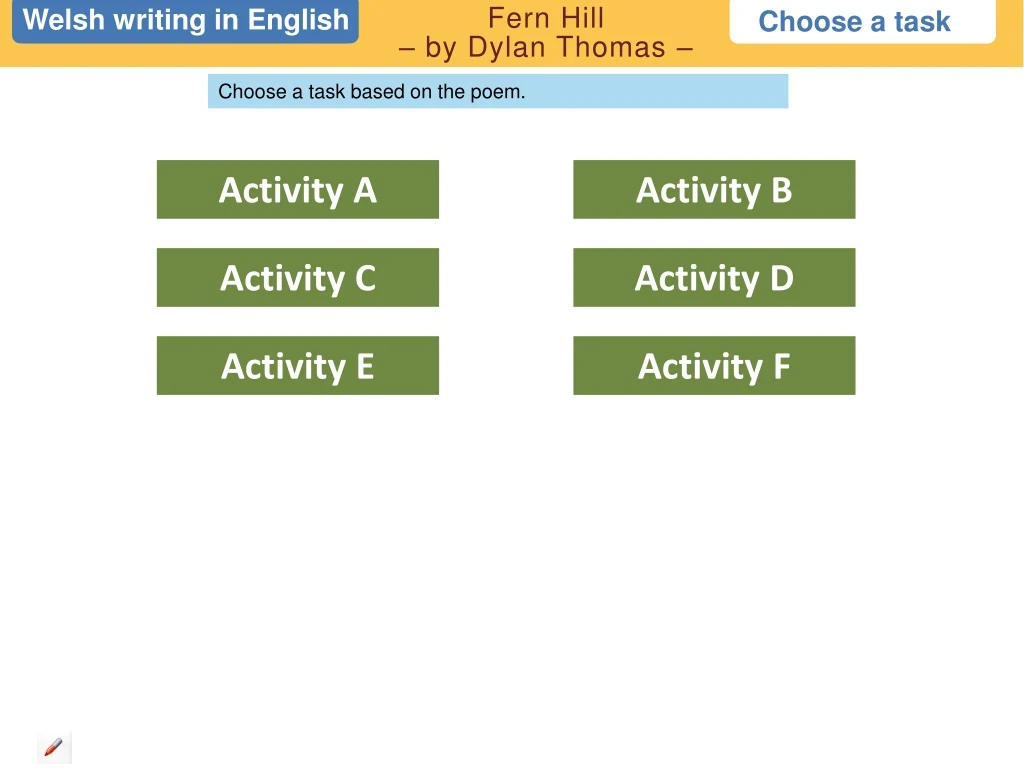 welsh writing in e nglish