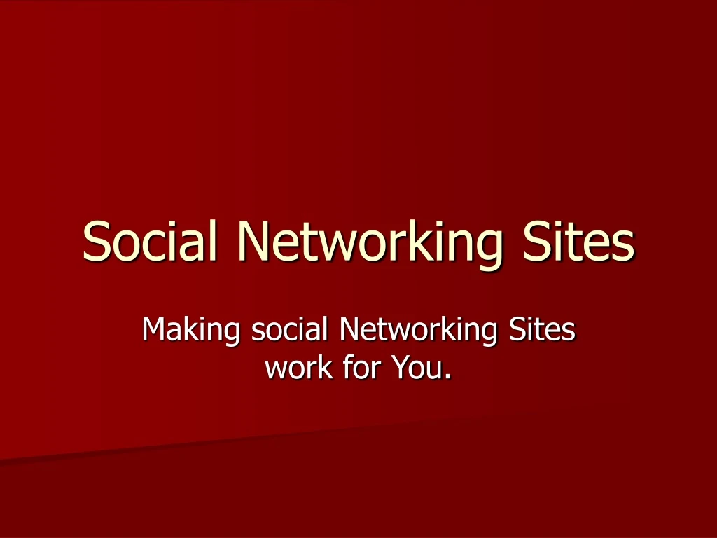 social networking sites