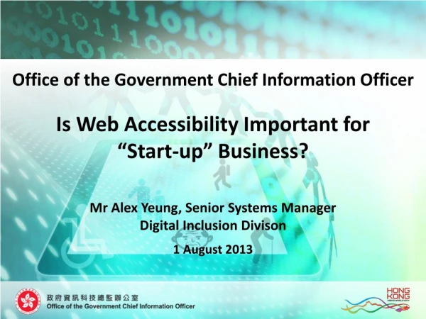 Is Web Accessibility Important for “Start-up” Business?