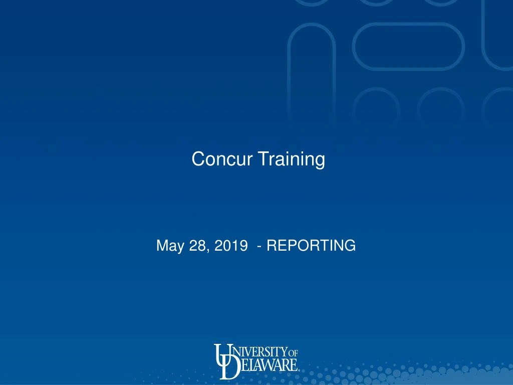 concur training