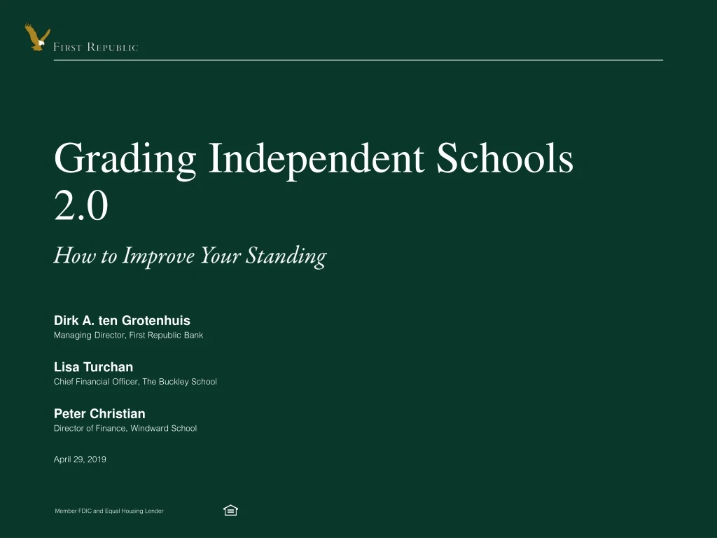 grading independent schools 2 0